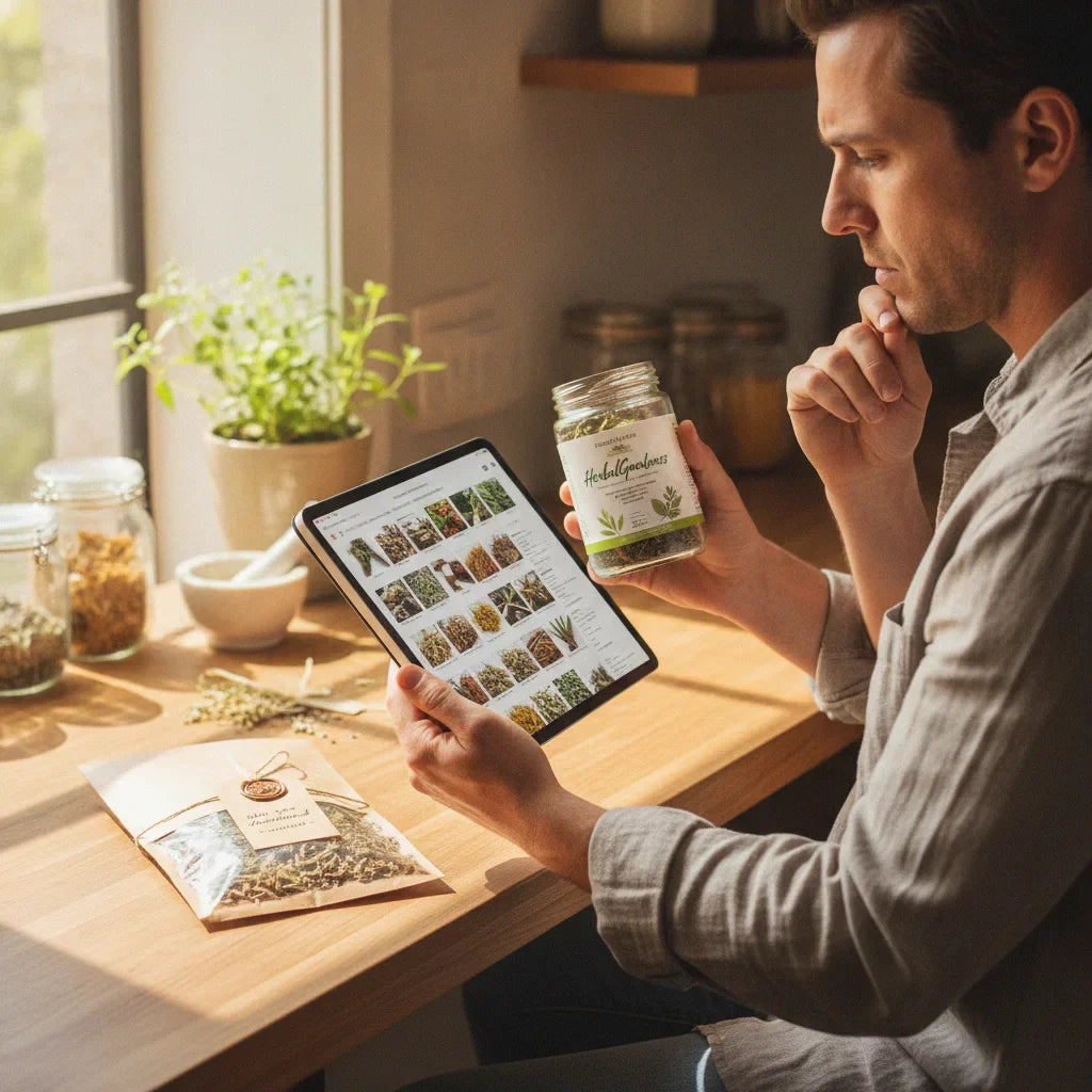 Choosing herbal supplements online versus local apothecary