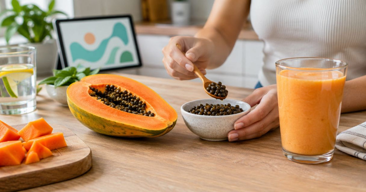 Papaya seeds to a daily digestion reset: complete 2026 workflow