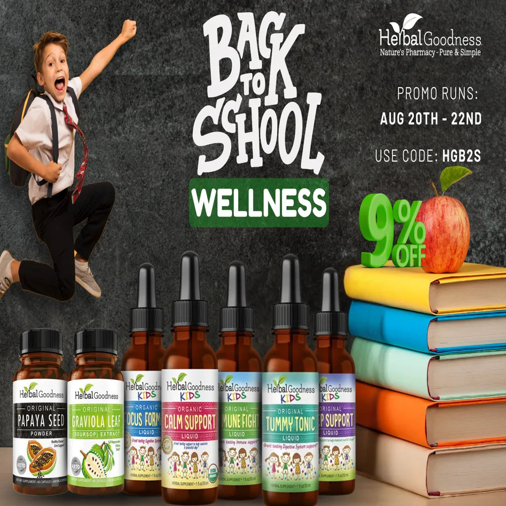 Back to School Wellness: Tips, Deals, and Herbal Support
