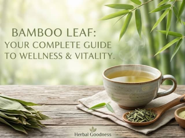 Bamboo Leaf: The Ultimate Guide to Wellness, Silica, and Vitality
