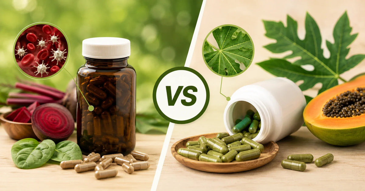 Blood Platelet Plus vs. Papaya Leaf Capsules: How to Choose