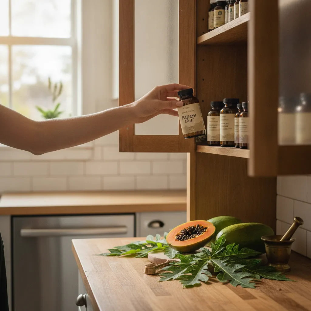 Extraction Methods Demystified: What 'Alcohol‑Free', 'Glycerite', 'CO2' and 'Standardized' Mean on Papaya Leaf Capsule Labels_featured_image