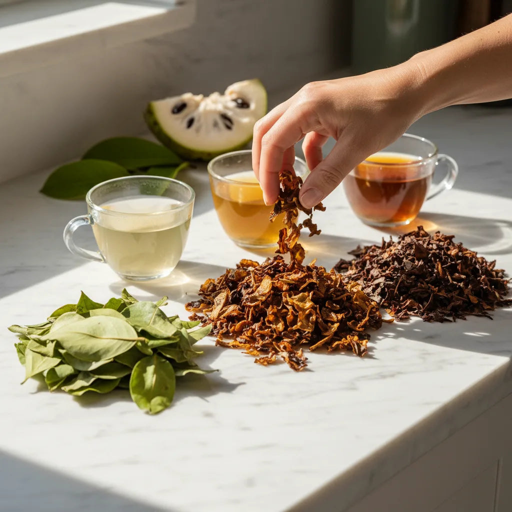 Soursop Tea Processing & Flavor: How Drying, Oxidation, and Roasting Change Aroma, Color, and Brewing_featured_image