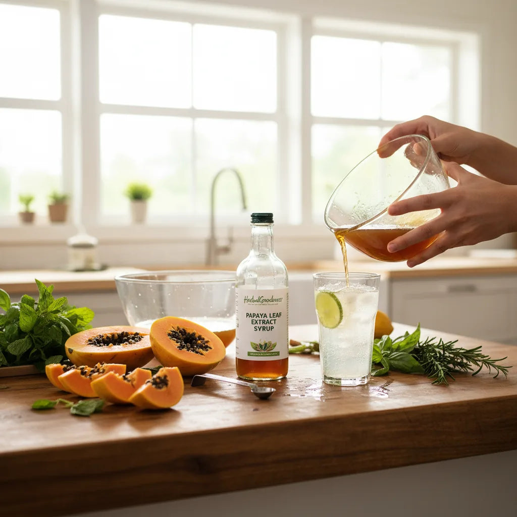 Culinary & beverage uses for Papaya leaf extract Syrup: flavor pairings, concentration conversions, and safe home prep_featured_image