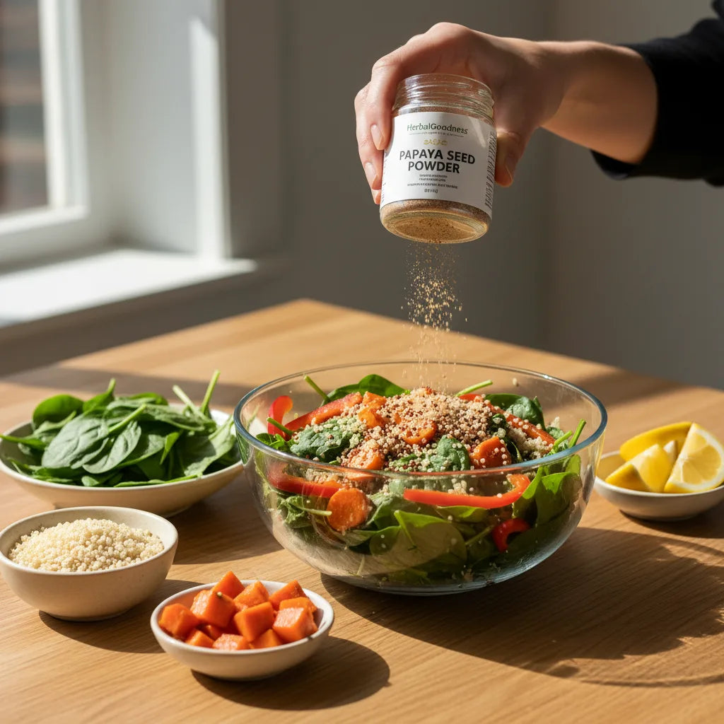 Adapting Papaya Seed Powder Recipes for Different Diets: Vegan, Low‑FODMAP, and Gluten‑Free Options_featured_image