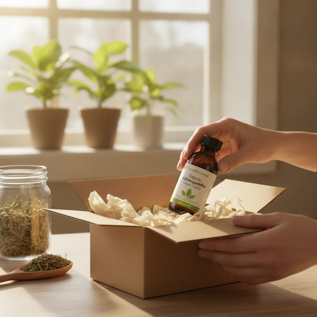 Eco‑Conscious Shopping: Choosing Low‑Waste Packaging and Refill Options When Buying Organic Ashwagandha Liquid Extract Online_featured_image