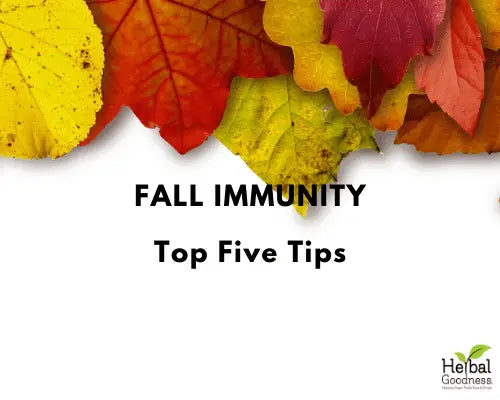 Fall Immunity - Top Five Tips | Herbal Goodness