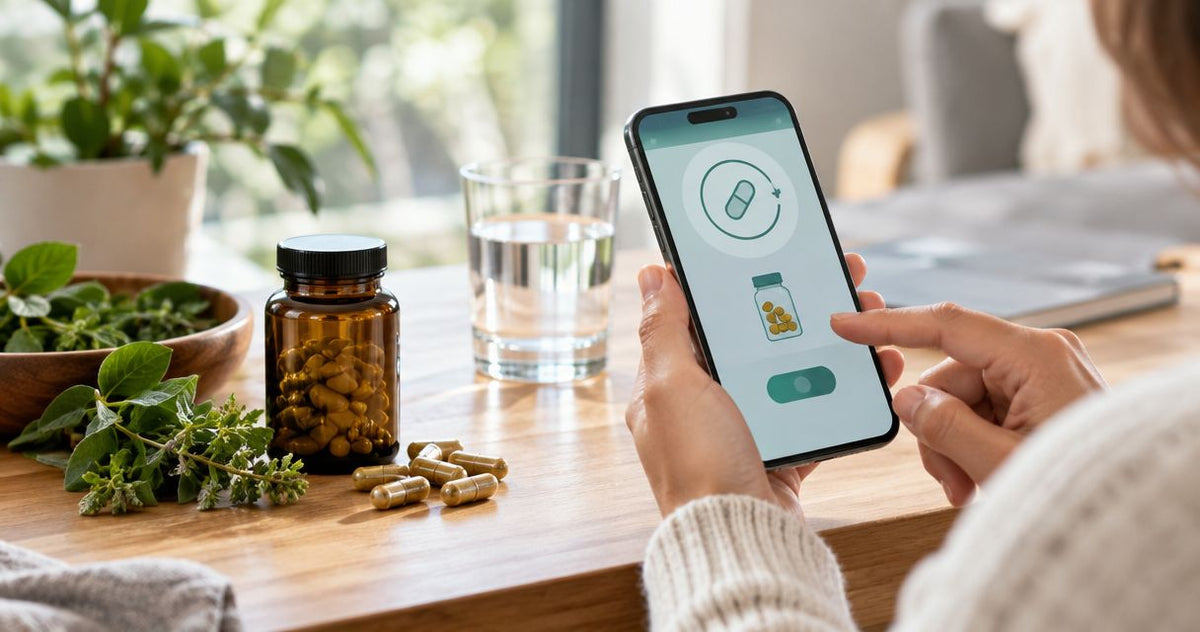 Automatically reorder oil of oregano capsules before you run out