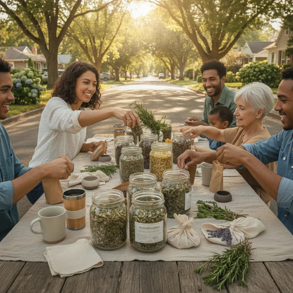 How to Start a Neighborhood Herbal Tea Swap to Find and Share Mullein Leaf Tea_featured_image