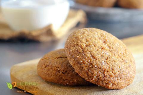 Gluten-Free Ginger-Papaya Snap Cookies