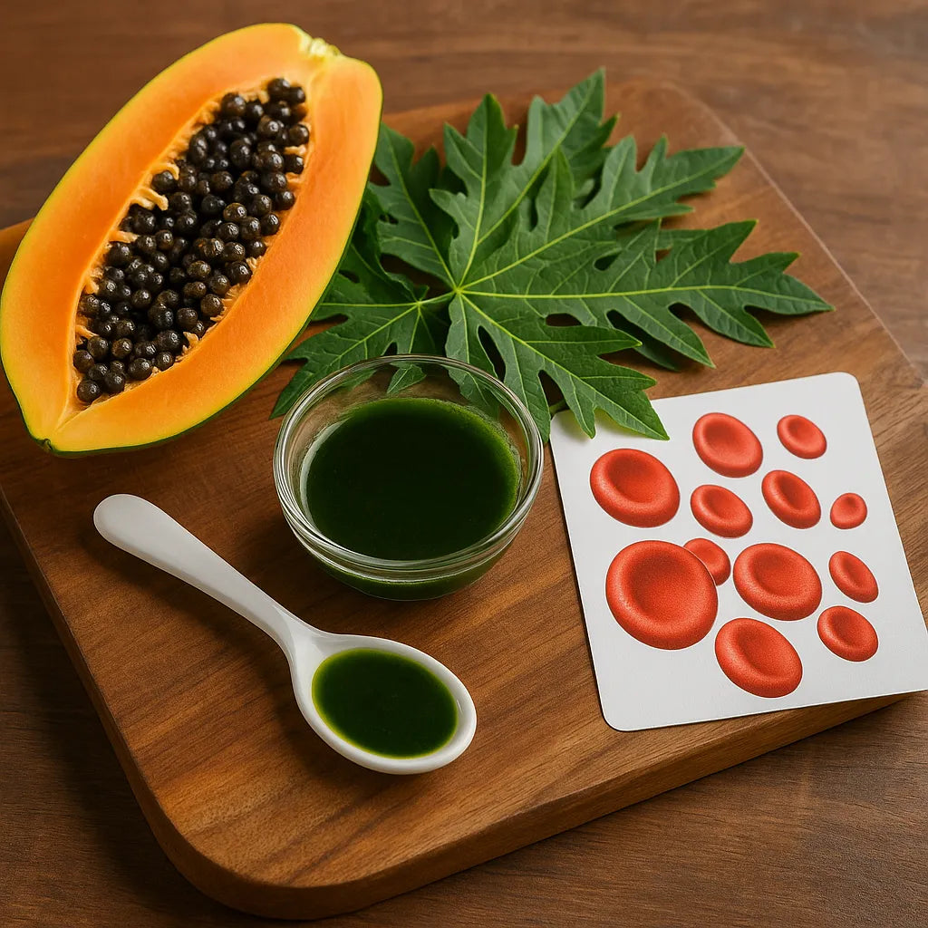 How to Use Papaya leaf Extract to Increase Blood Platelet Levels | Herbal Goodness