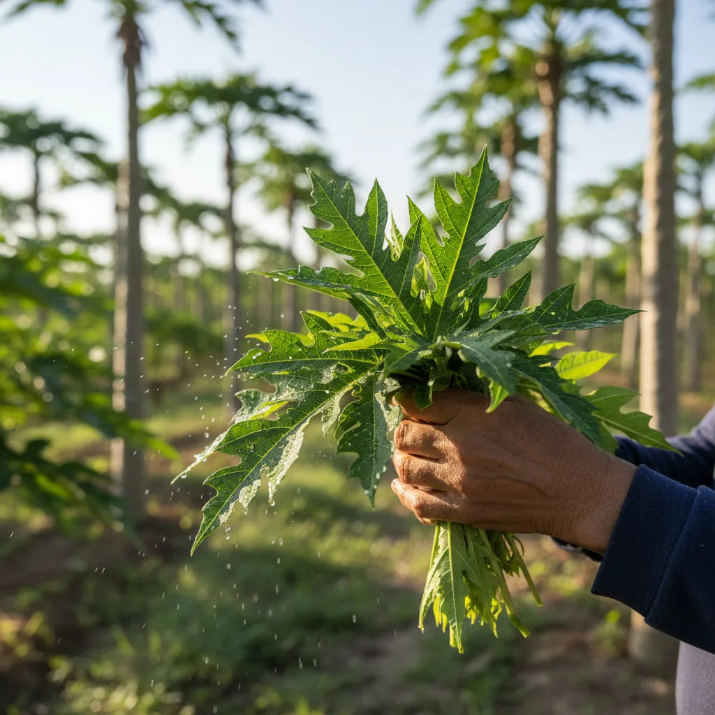 A Photo Journey: From Carica papaya Leaf to Capsule — A Visual Guide to the Supply Chain_featured_image