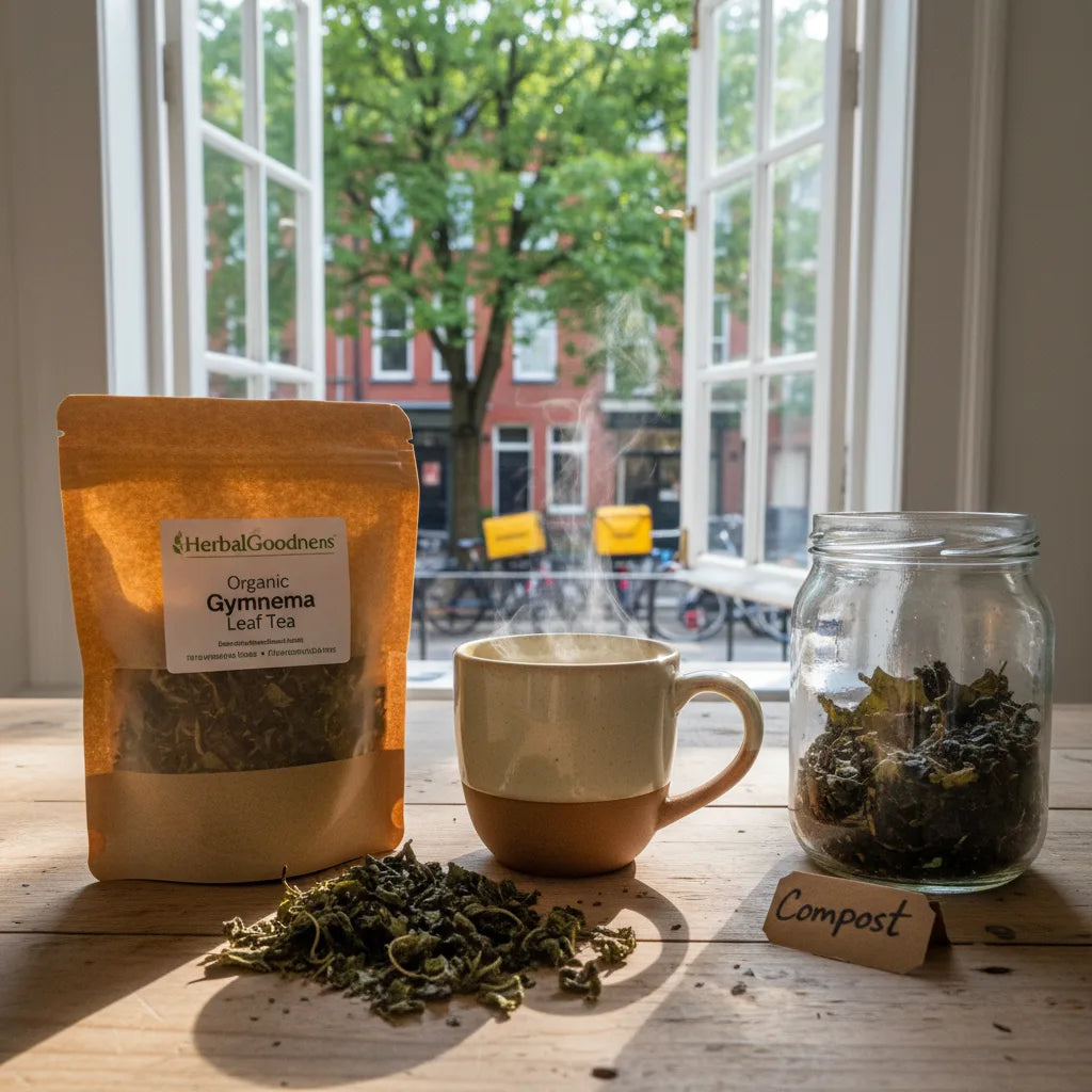 The Carbon Cup: Understanding the Environmental Footprint of Buying Organic Gymnema Leaf Tea_featured_image