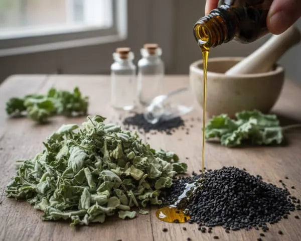 Mullein Leaf & Black Seed Oil: How These Two Herbs Work Together