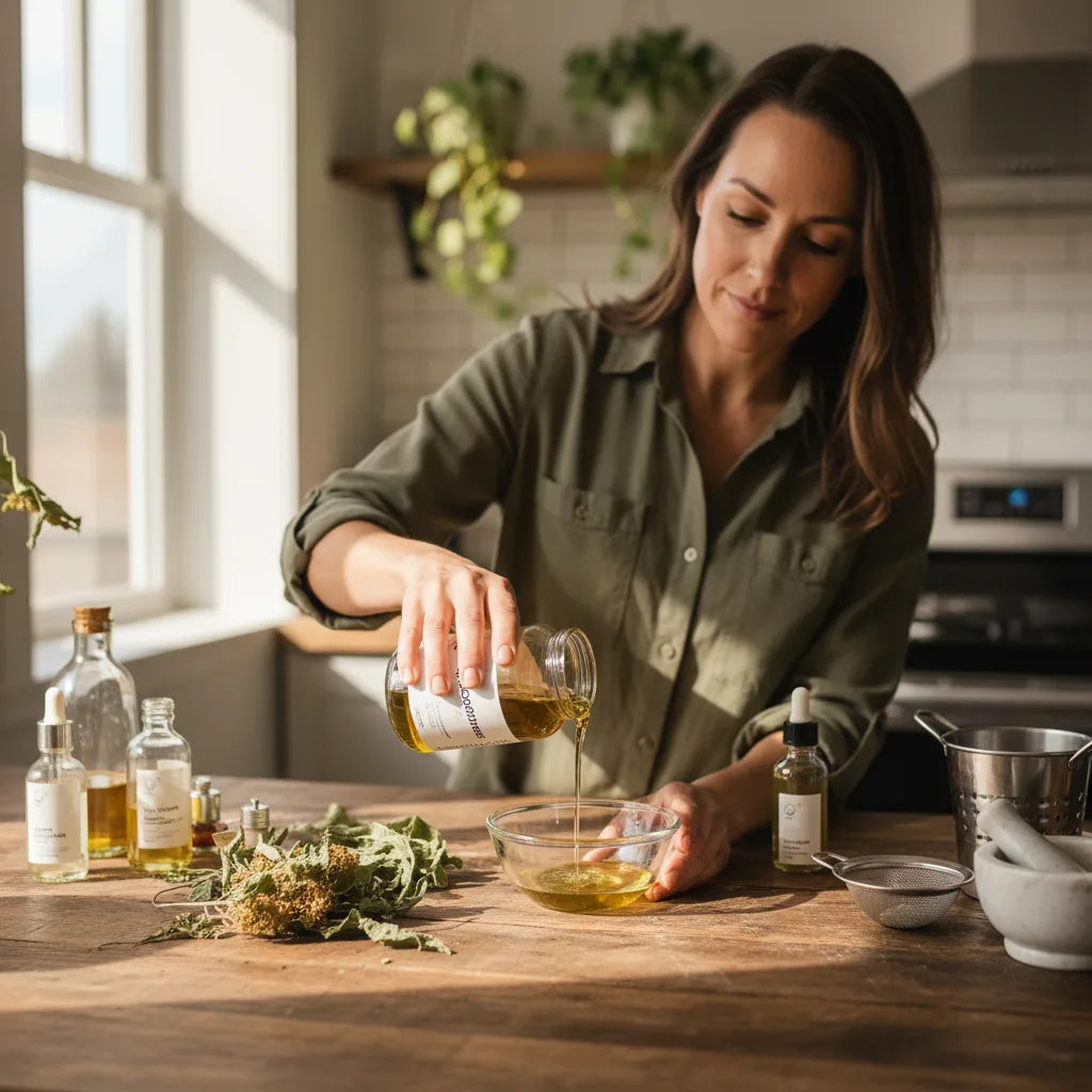 At‑Home Botanical Basics: How to Make Simple, Non‑Medical Topicals with Mullein Leaf Extract_featured_image