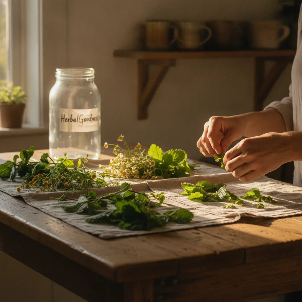 Safe home harvesting and processing for herbal tea enthusiasts: identification, drying, and storage basics_featured_image