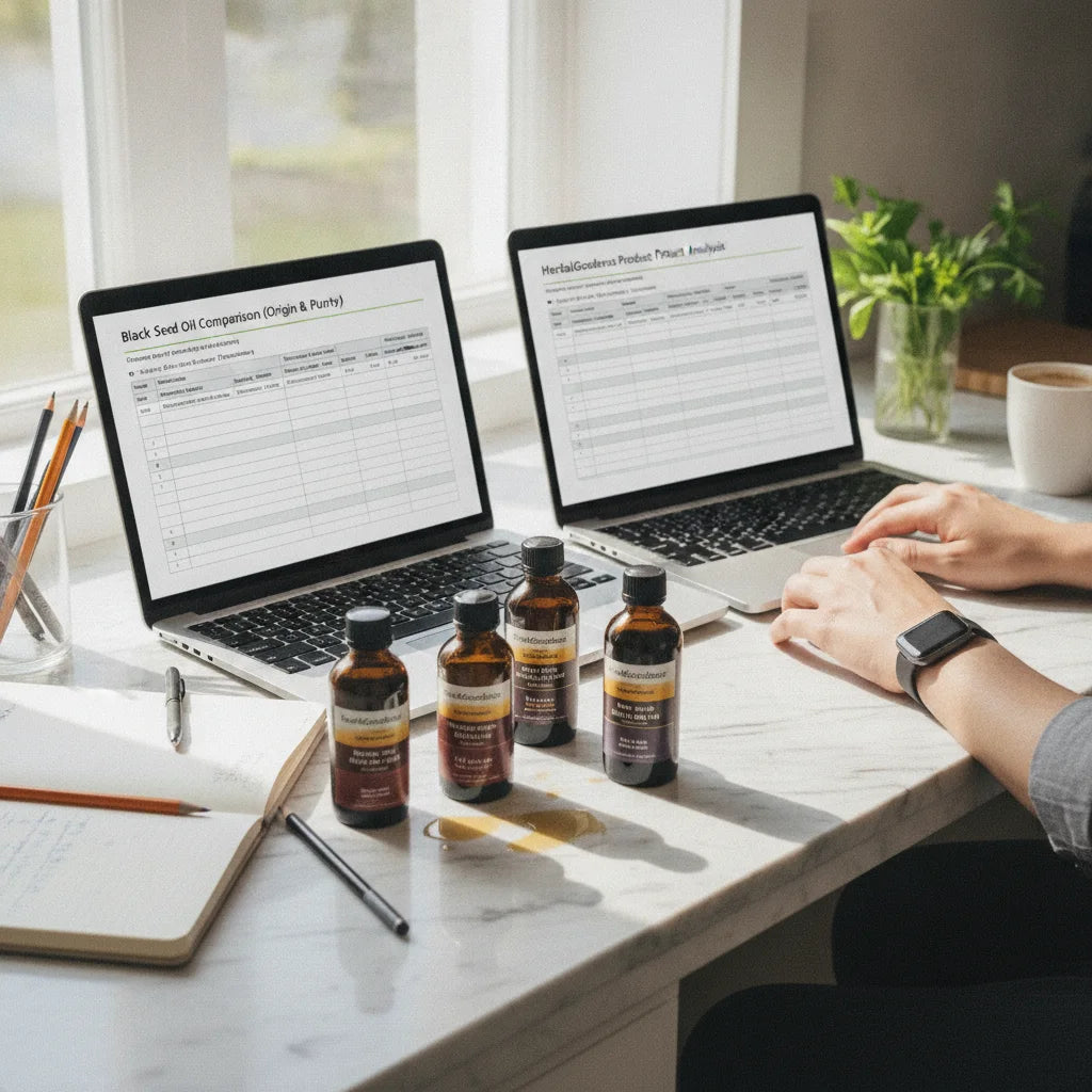 How to Build a Simple Comparison Checklist (and Spreadsheet) When Shopping for Organic Black Seed Oil Online_featured_image