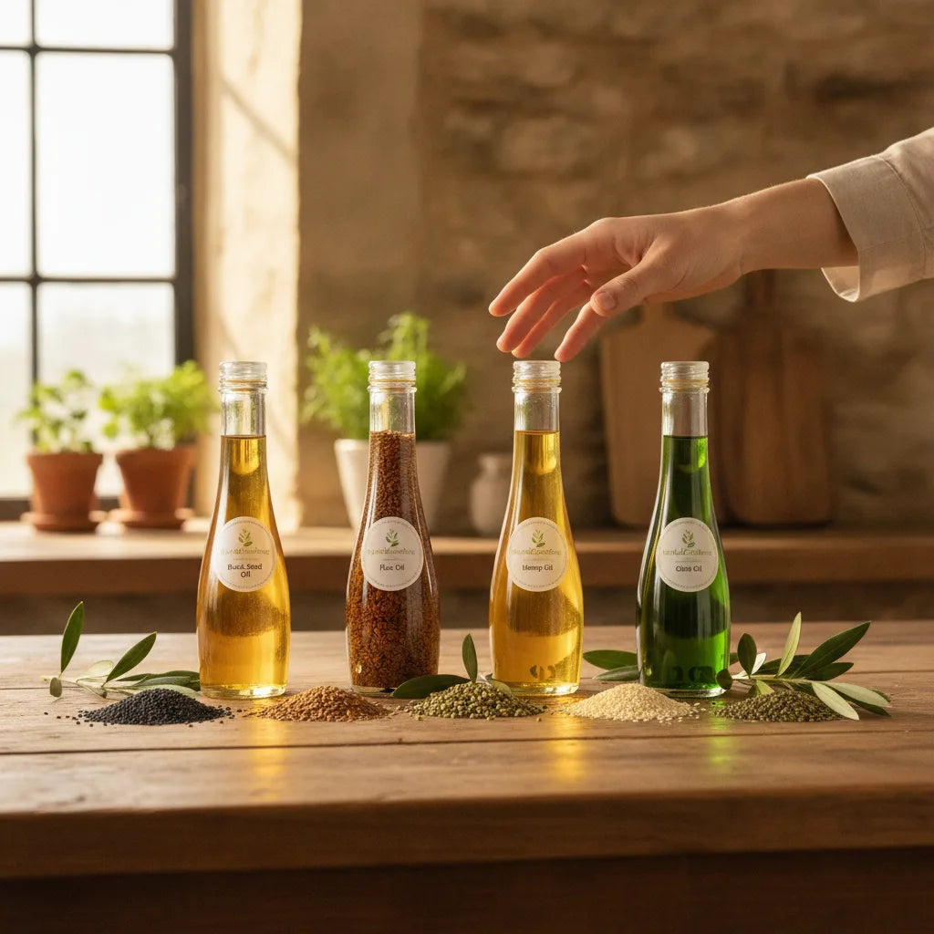 Seed oils compared side by side naturally