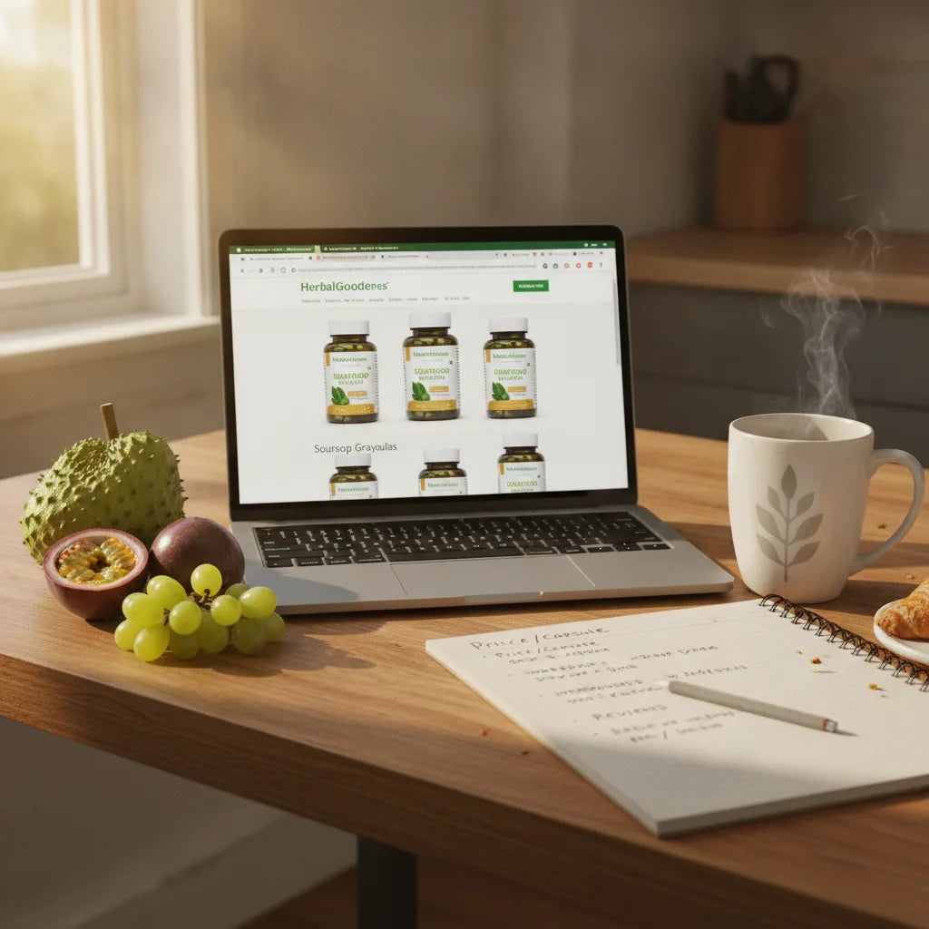How to Find and Compare Soursop (Graviola) Capsules Online: A Beginner’s Shopper Checklist_featured_image