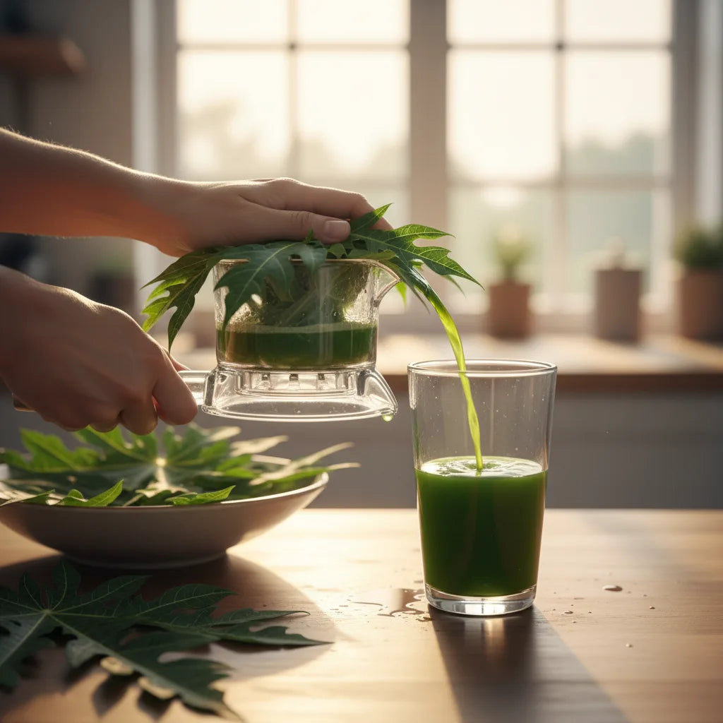 Papaya Leaf Juice Benefits: How Preparation Method Shapes What's in Your Glass_featured_image