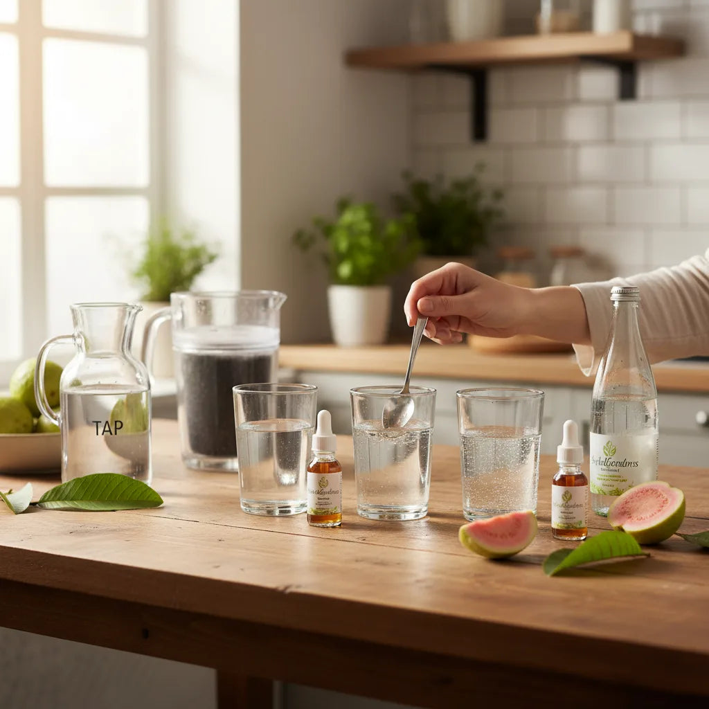 Water, pH, and Taste: How Different Water Types Change the Flavor of Premium Guava Leaf Liquid Extract_featured_image