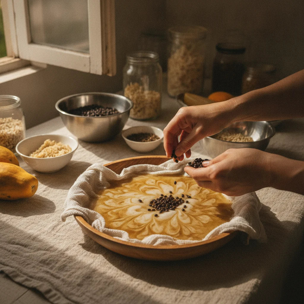 Natural Dyeing with Papaya Seed: A Beginner’s Guide to Colors, Mordants, and Low‑Waste Fabric Projects_featured_image