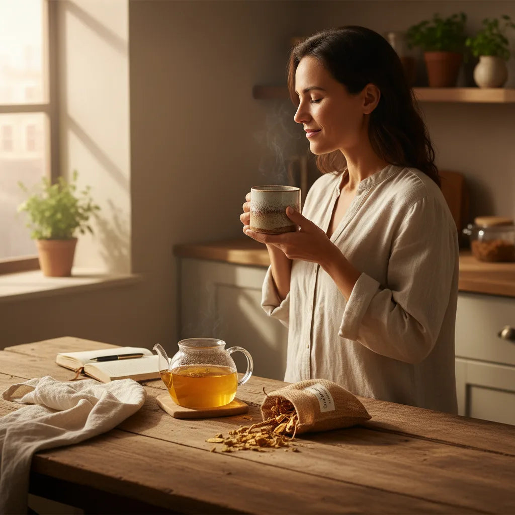 Comparing fresh coffee and rhodiola morning rituals
