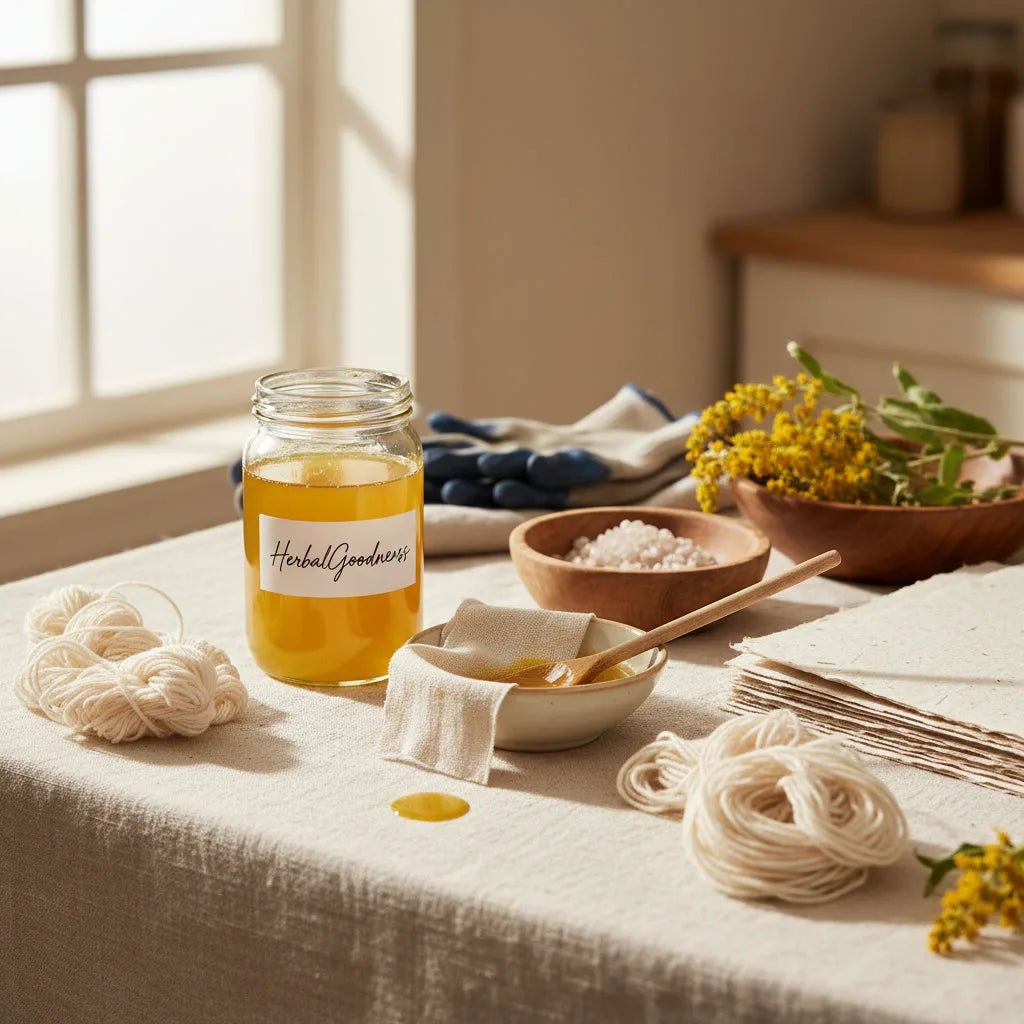 Natural Dyeing with Mullein Extract: A Beginner’s Guide to Color, Materials, and Safe Crafting_featured_image