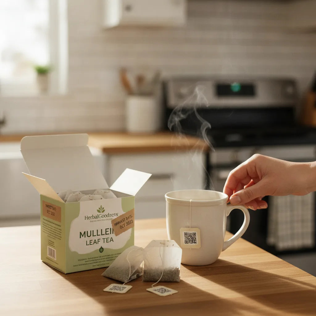 Decoding Traceability: How to Use QR Codes, Batch Numbers, and Harvest Dates When Buying Mullein Leaf Tea Bags Online_featured_image