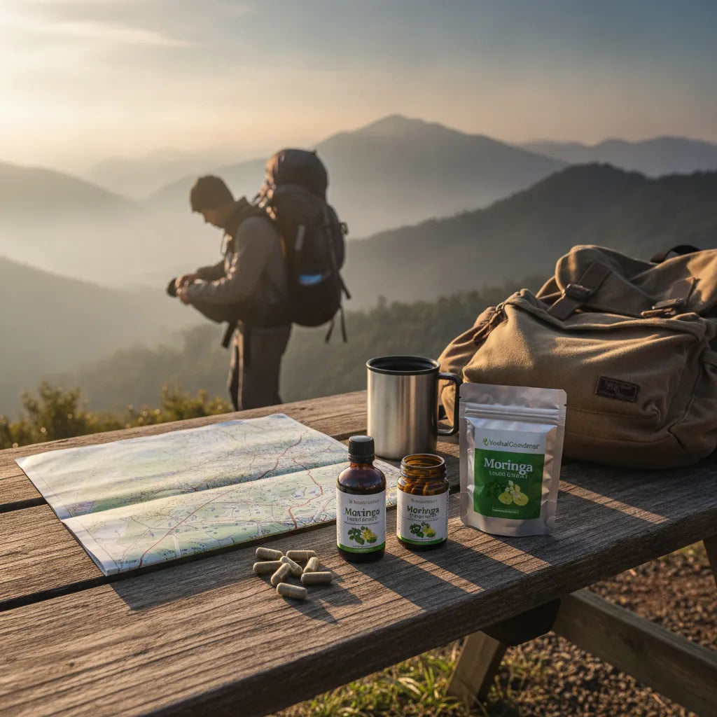 Moringa extracts arranged for mountain travel