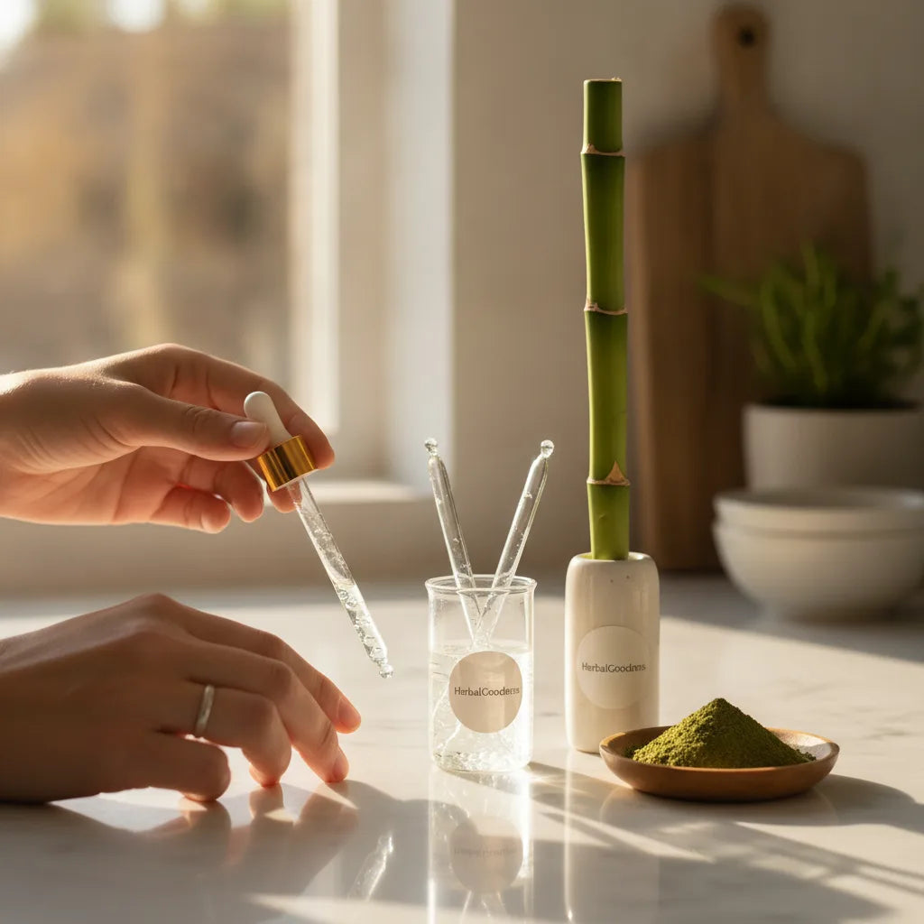 Natural kitchen setting with silica sources featured