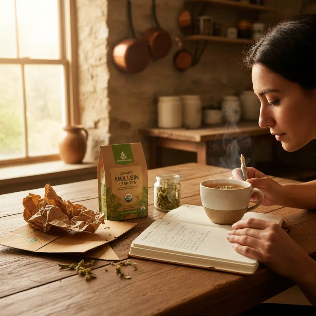 How to Write a Helpful Review After You Order Organic Mullein Leaf Tea: A Simple Template for Taste, Packaging, and Sourcing Notes_featured_image