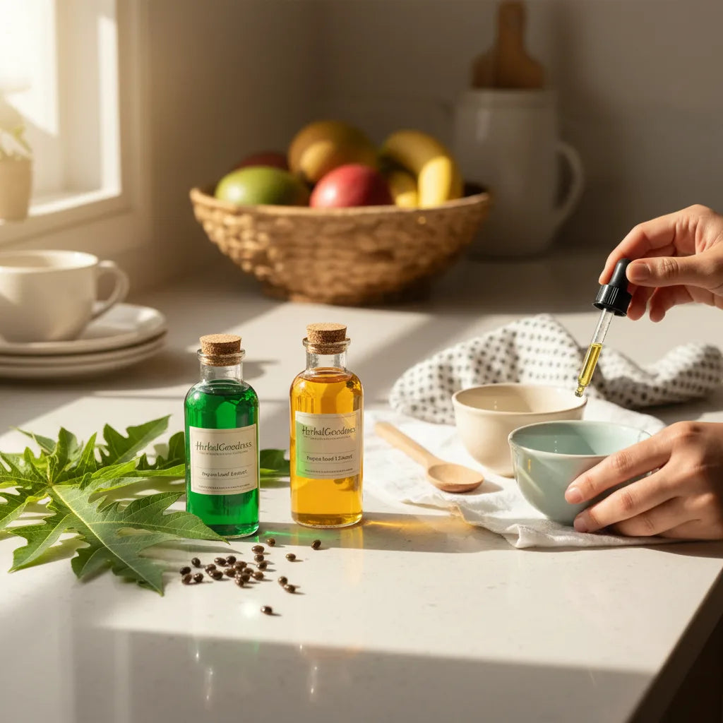 Papaya leaf extract vs. papaya seed extract: a practical comparison for kitchen, beauty, and craft uses_featured_image
