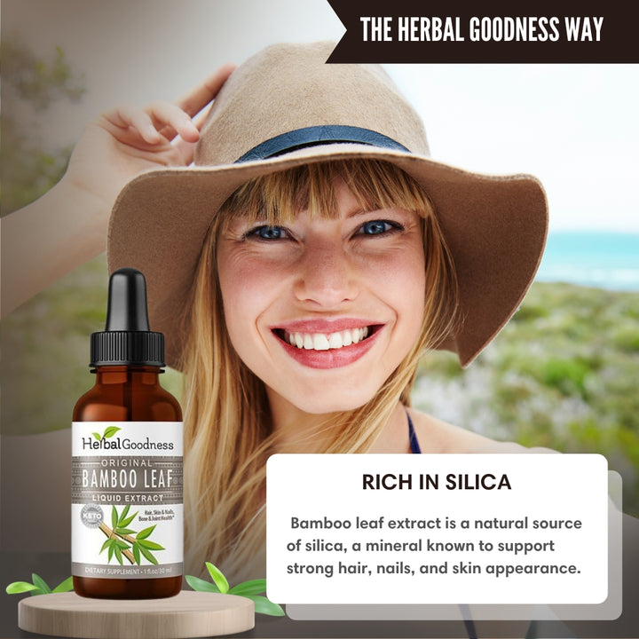 Bamboo Leaf Extract- Liquid Extract - Herbal Goodness