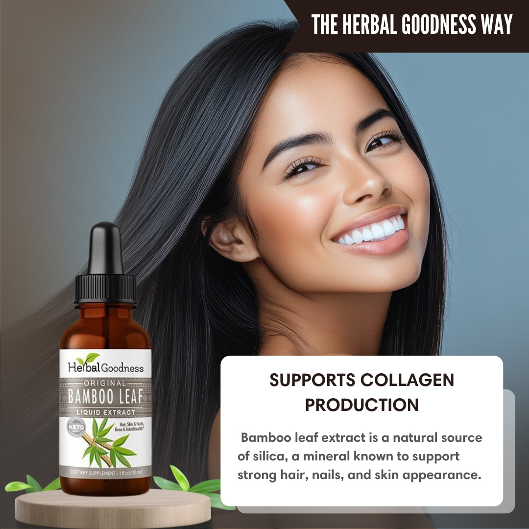Bamboo Leaf Extract- Liquid Extract - Herbal Goodness