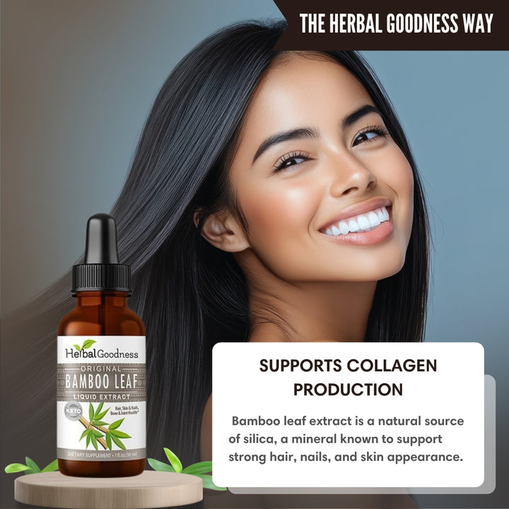 Bamboo Leaf Extract- Liquid Extract - Herbal Goodness