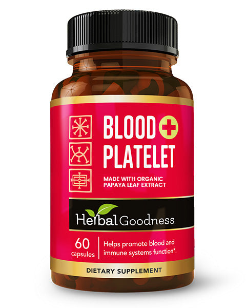 Blood Platelet Plus - Capsule 60/600mg-20X Strength - Herbal Goodness