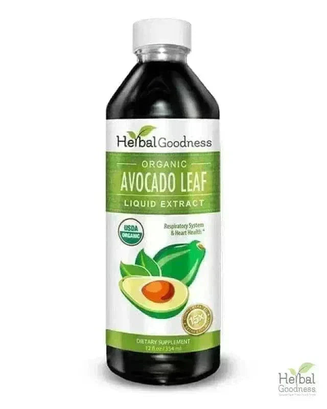Avocado Leaf Extract - Liquid Extract Liquid Extract Herbal Goodness 12 oz 