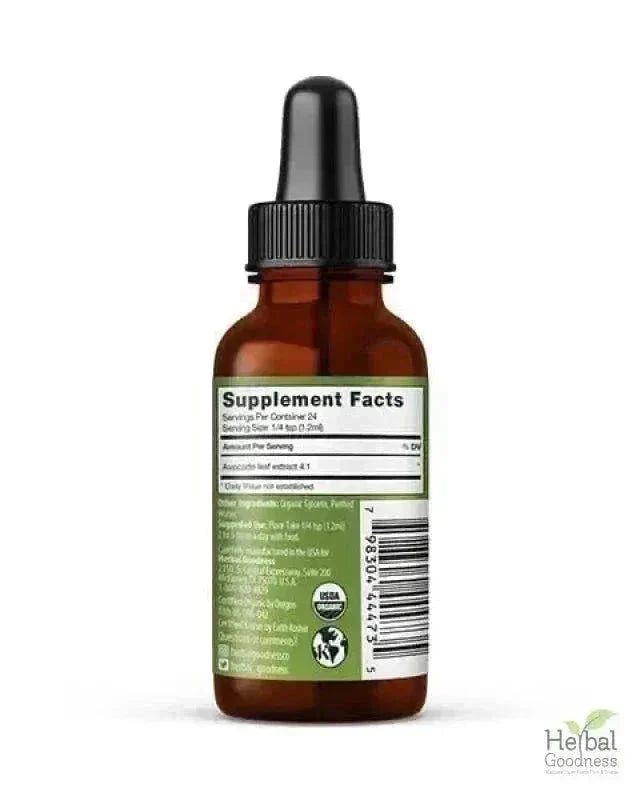 Avocado Leaf Extract - Liquid Extract Liquid Extract Herbal Goodness 