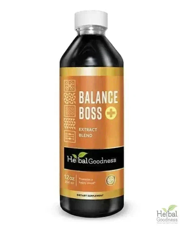 Balance Boss Liquid Extract – Herbal Goodness Liquid Extract Herbal Goodness 12 oz 