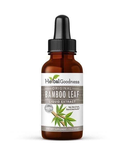 Bamboo Leaf Extract- Liquid - Bone, Hair, Skin & Nails - Herbal Goodness Liquid Extract Herbal Goodness 1oz 