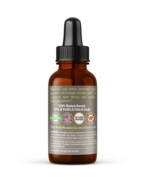 Bamboo Leaf Extract- Liquid - Bone, Hair, Skin & Nails - Herbal Goodness Liquid Extract Herbal Goodness 