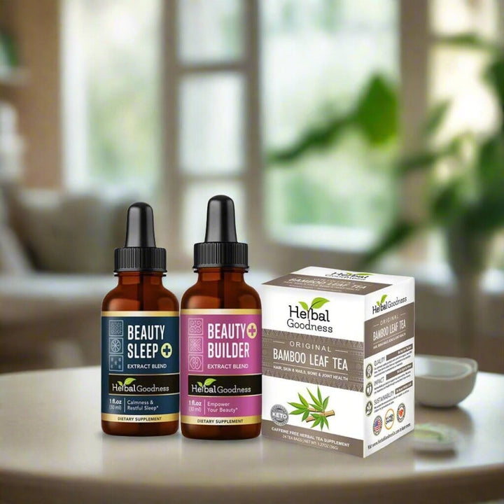 Beauty and Skin Health Bundle - Support Skin, Hair, & Nails - Herbal Goodness Bundle Herbal Goodness 