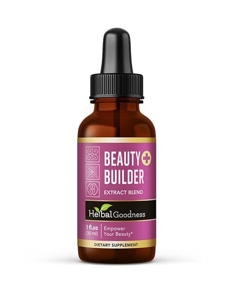 Beauty Builder - 1oz 15X Liquid Extract - Anti-Aging & Skin Elasticity Liquid Extract Herbal Goodness 1oz 
