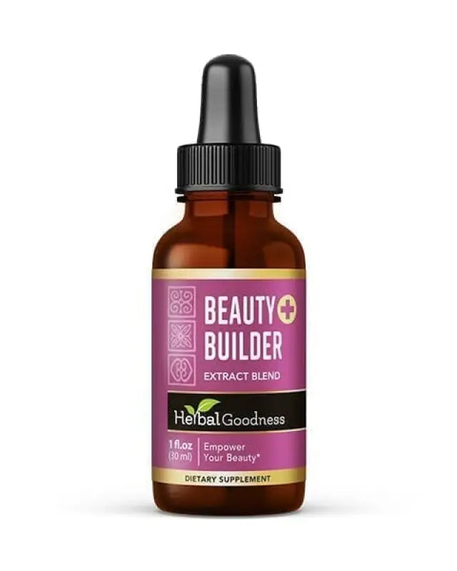 Beauty Builder - 1oz 15X Liquid Extract - Anti-Aging &amp; Skin Elasticity Liquid Extract Herbal Goodness 1oz 