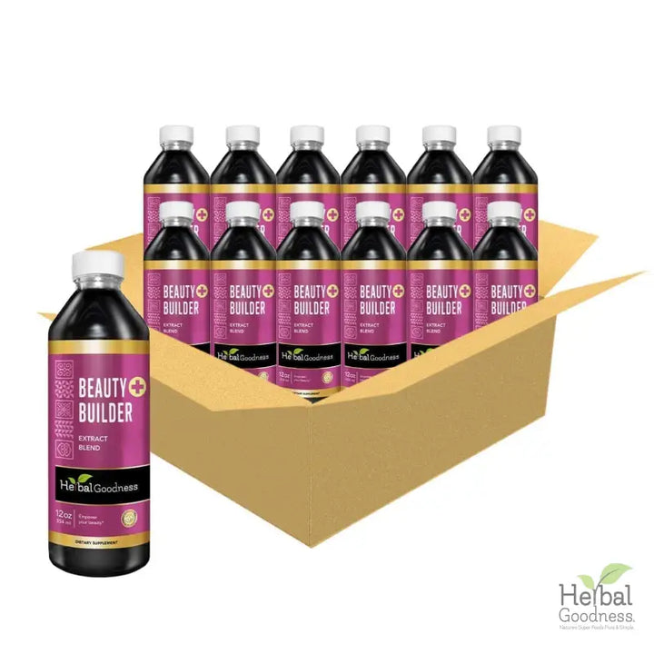 Beauty Builder - 1oz 15X Liquid Extract - Anti-Aging &amp; Skin Elasticity Liquid Extract Herbal Goodness 