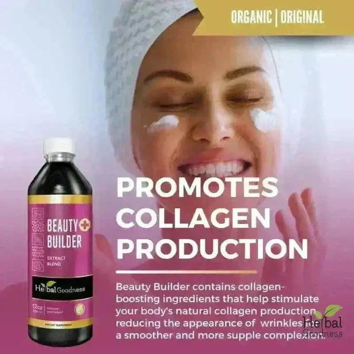 Beauty Builder - 1oz 15X Liquid Extract - Anti-Aging &amp; Skin Elasticity Liquid Extract Herbal Goodness 