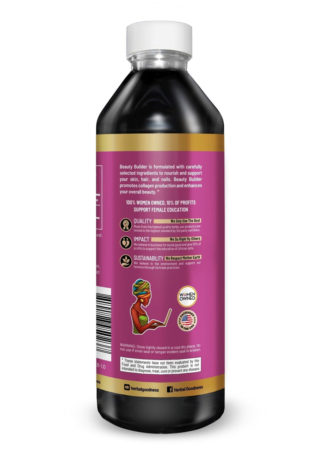 Beauty Builder Plus - Liquid - Beauty & Skin Support - Herbal Goodness Liquid Extract Herbal Goodness 