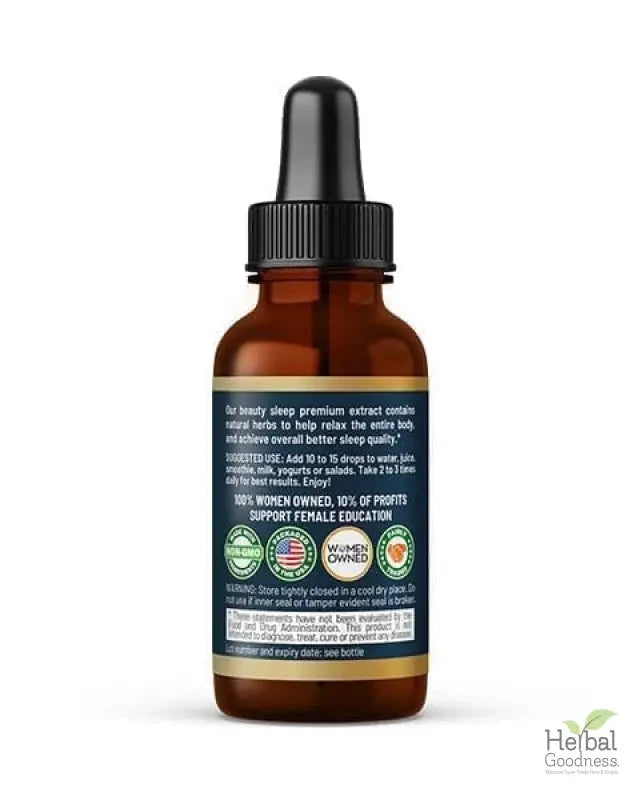 Beauty Sleep 15X Liquid Extract – Natural Sleep & Relaxation Herbal Supplement | Herbal Goodness Liquid Extract Herbal Goodness 