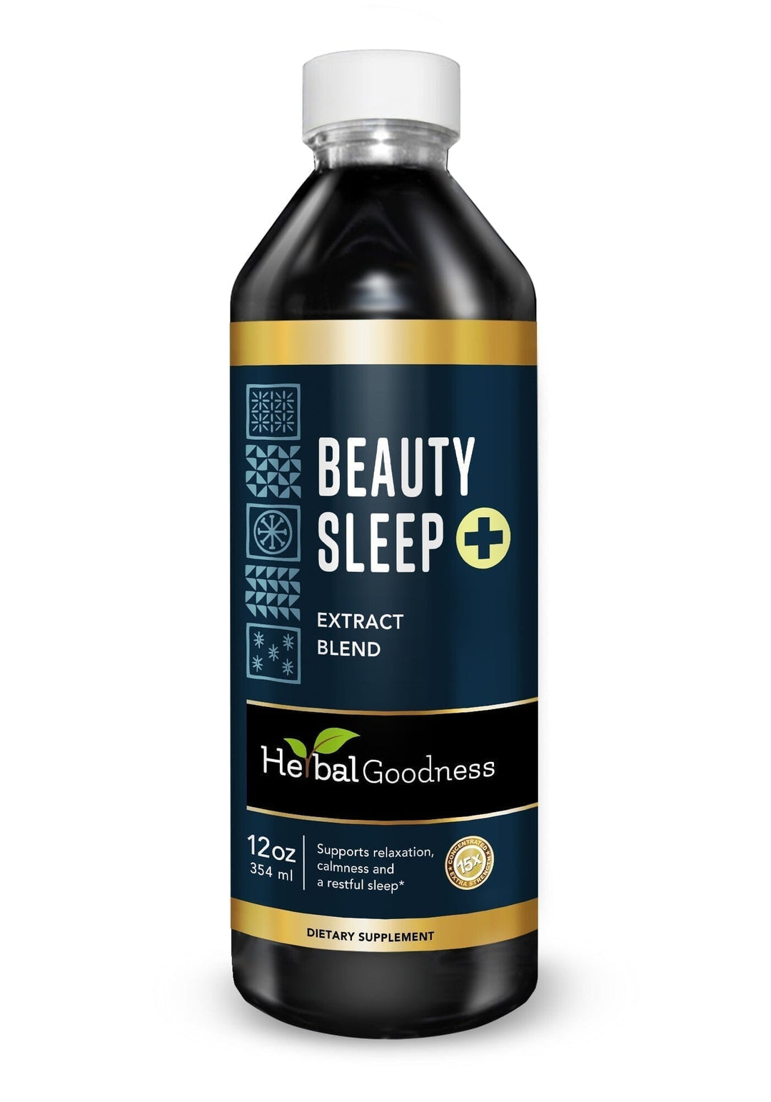 Beauty Sleep - 1oz 15X Liquid Extract - Sleep & Relaxation Liquid Extract Herbal Goodness 12 oz 